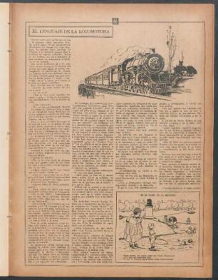 El lenguaje de la locomotora