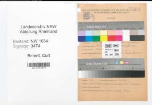 Entnazifizierung Curt Berndt , geb. 02.02.1890 (Fregattenkapitaen)
