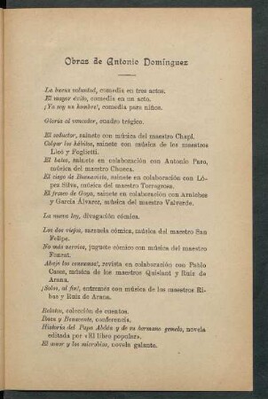 Obras de Antonio Domínguez