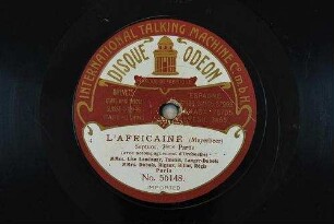L'africaine : Septuor: 2eme partie / (Meyerbeer)