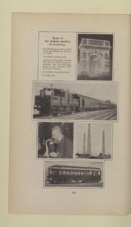 Some of the modern wonders of electricity