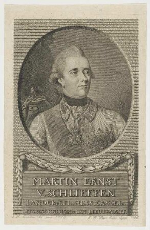 Bildnis des Martin Ernst v. Schlieffen