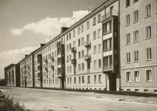 Dresden, neu erbauter Wohnblock in der Blochmannstraße