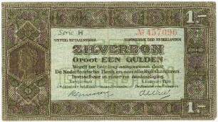 Geldschein, Gulden, 1.2.1920