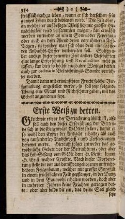 354-361, Erste Weiß zu betten