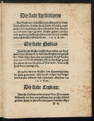 Die stadt Goßlar