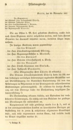 Berlin, den 30. November 1837