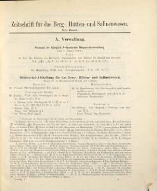 Zeitschrift für das Berg-, Hütten- und Salinenwesen im Deutschen Reich, 40. 1892