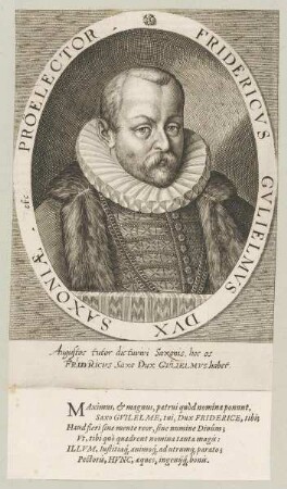 Bildnis des Fridericvs Gvlielmvs Dvx Saxoniae