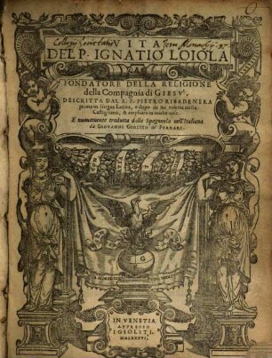 Vita del P. Ignatio Loiolae