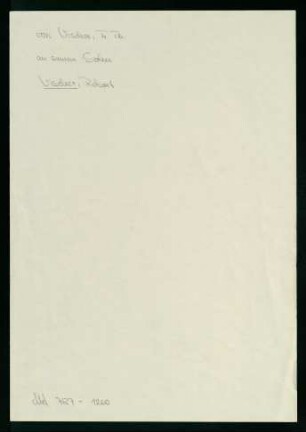Postkarten von Fr. Th. Vischer an Robert Vischer