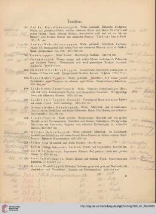 Textilien (Nr. 194-238)