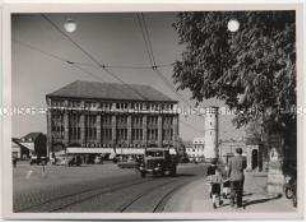 Darmstadt, Marktplatz und Weißer Turm