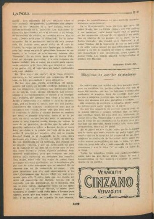 Máquinas de escribir delatadoras