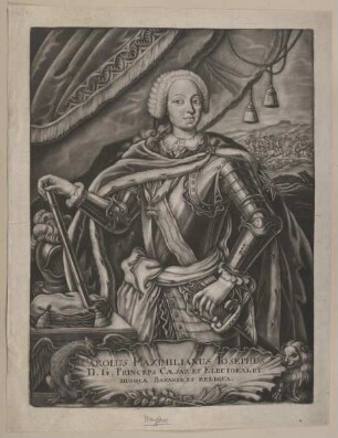 Bildnis des Carolus Maximilianus Iosephus, Kurfürst von Bayern
