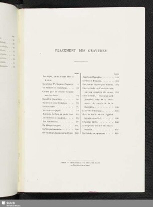 Placement Des Gravures