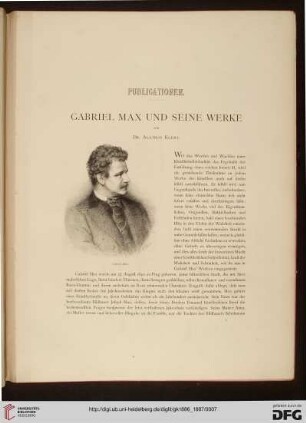 Gabriel Max und seine Werke, [1]