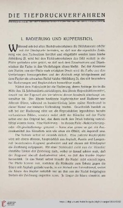 I. Radierung und Kupferstich