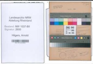 Entnazifizierung Arnold Hilgers , geb. 05.05.1894 (Buchhalter)