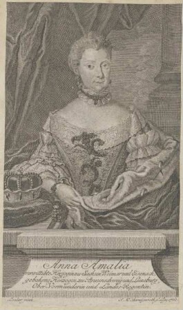 Bildnis von Anna Amalia, Herzogin von Sachsen-Weimar-Eisenach