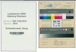 Entnazifizierung Georg Schwiederowski , geb. 24.06.1907 (Arbeiter)