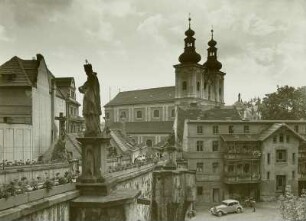Glatz, Brückentorbrücke und Minoritenkirche