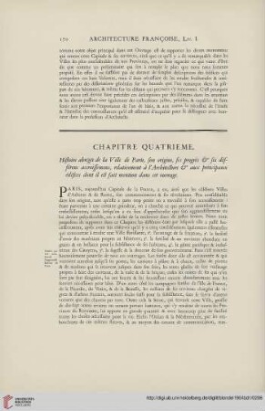 Chapitre quatrieme