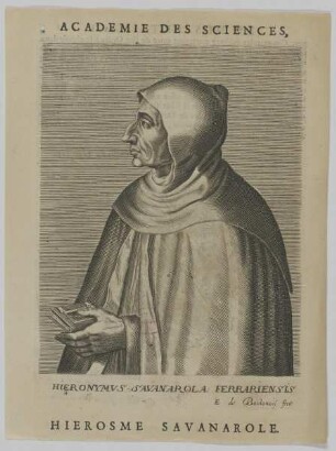 Bildnis des Hierosme Savanarole