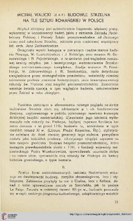 1: Budowle Strzelna na tle sztuki romańskiej w Polsce