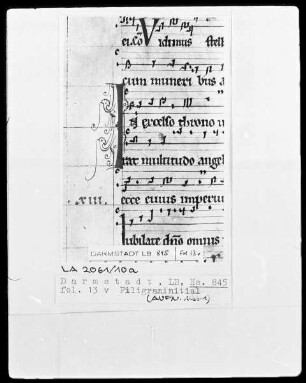 Graduale — Initiale I, Folio 13verso