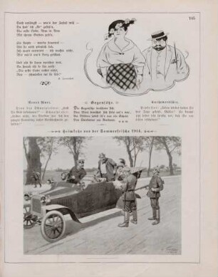 "Die erste Liebe" "Heimkehr von der Sommerfrische 1914"