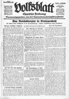 Volksblatt : Lippische Zeitung, Detmold