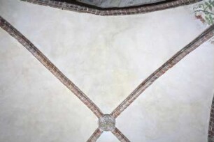 Gewölbebilder mit Drolerien, Ranken- und Laubwerk — Vogelwesen, Ranken- und Laubwerk — Südliche Gewölbekappe