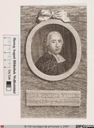 Bildnis Johann Friedrich Tiede