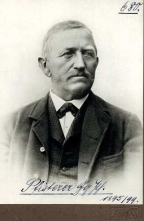 Pfisterer, Georg Philipp, Antisemiten