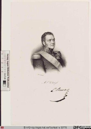 Bildnis Bertrand Clauzel (1810 baron, 1814 comte)