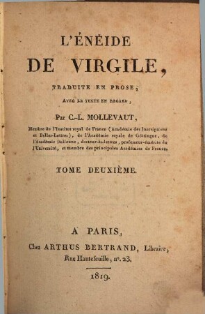 L' Enéide de Virgile, 2