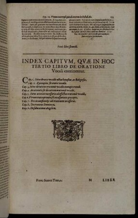 [Liber Tertius, De Oratione Voculi In Communi, Et Præsertim De priuata.]