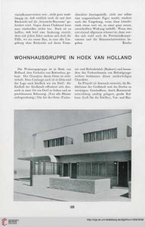 3: Wohnhausgruppe in Hoek van Holland