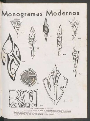 Monogramas modernos