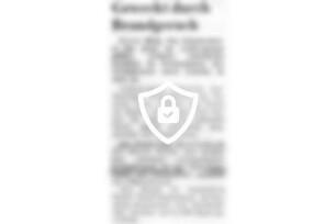 Geweckt durch Brandgeruch