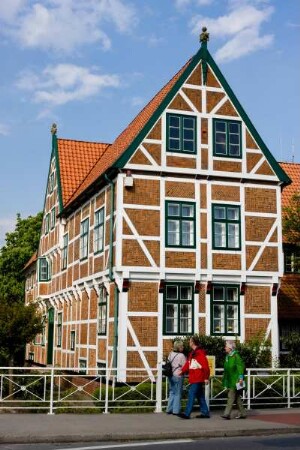 Deutschland. Niedersachsen. Jork. Rathaus. Harenscher Hof von 1651