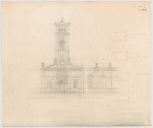 Thiersch, August ; München, Gabelsbergerstr.; Ev. Kirche St. Markus - Ansicht