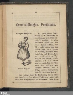Grundstellungen. Positionen
