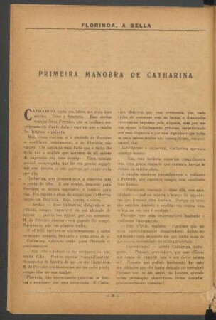 Primeira manobra de Catharina