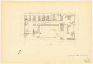 Wohnhaus an der Rehwiese, Berlin-Nikolassee: Grundriss Obergeschoss, 1:50