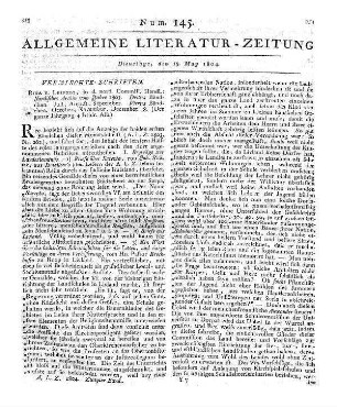 Nordisches Archiv. Bd. 3-4. Vom Jahre 1803. Hrsg. von einer Gesellschaft von Gelehrten in Deutsch-Rußland. Riga, Leipzig 1803