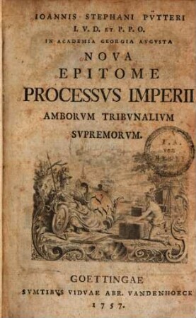 Nova epitome processus imperii ...