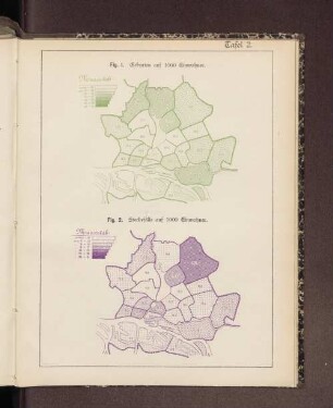 Tafel 2. Fig. 2. Sterbefälle auf 1000 Einwohner.