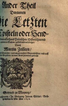 606 Episteln oder Sendschreiben von allerhand politischen, historischen & andern Sachen, 2